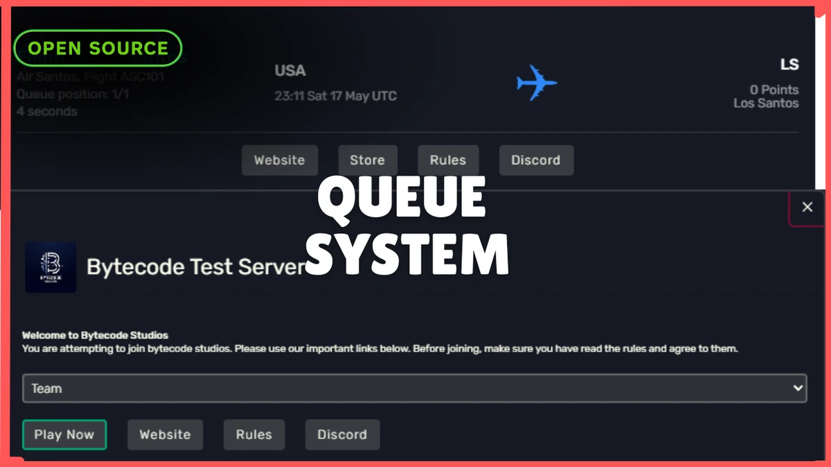 Queue System FiveM | Discord Priority Queue & Reserved Slots | Open Source